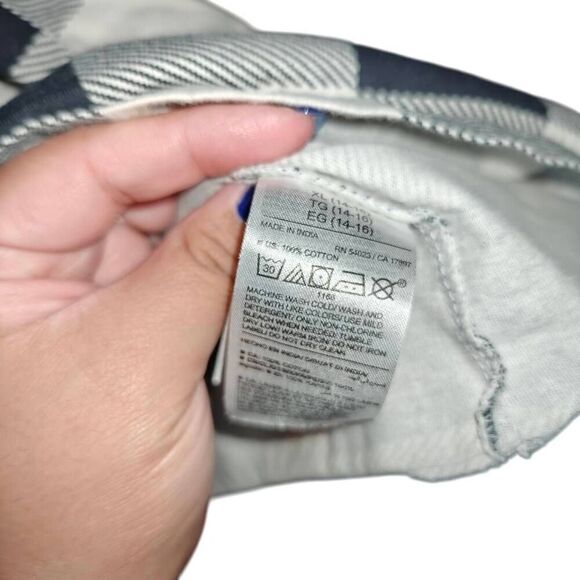 Old Navy Girls Cottagecore Ruffle Trim Plaid Midi Dress - Picture 6 of 7